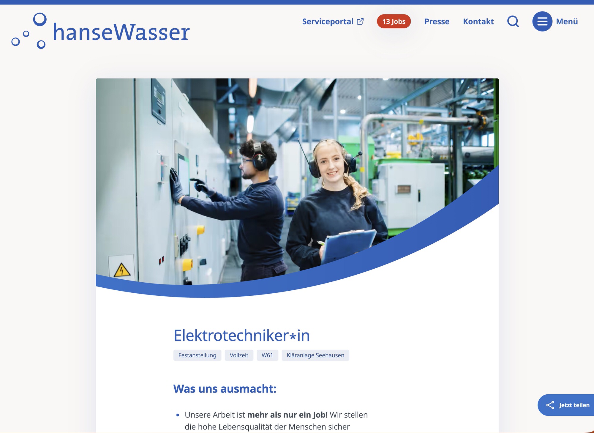 Recruiting - hanseWasser
